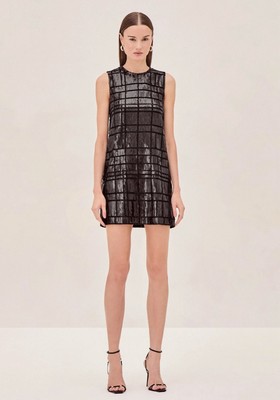 Alexis Emani Short Beaded Dress Black Size S BNWT 