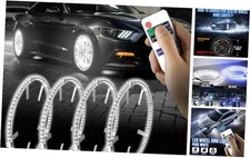 14 inch Bright White Double Row Wheel Lights, Pure White Wheel Ring 14inch