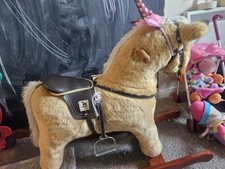 Mamas and Papas Large Rocking Horse On Wooden Frame