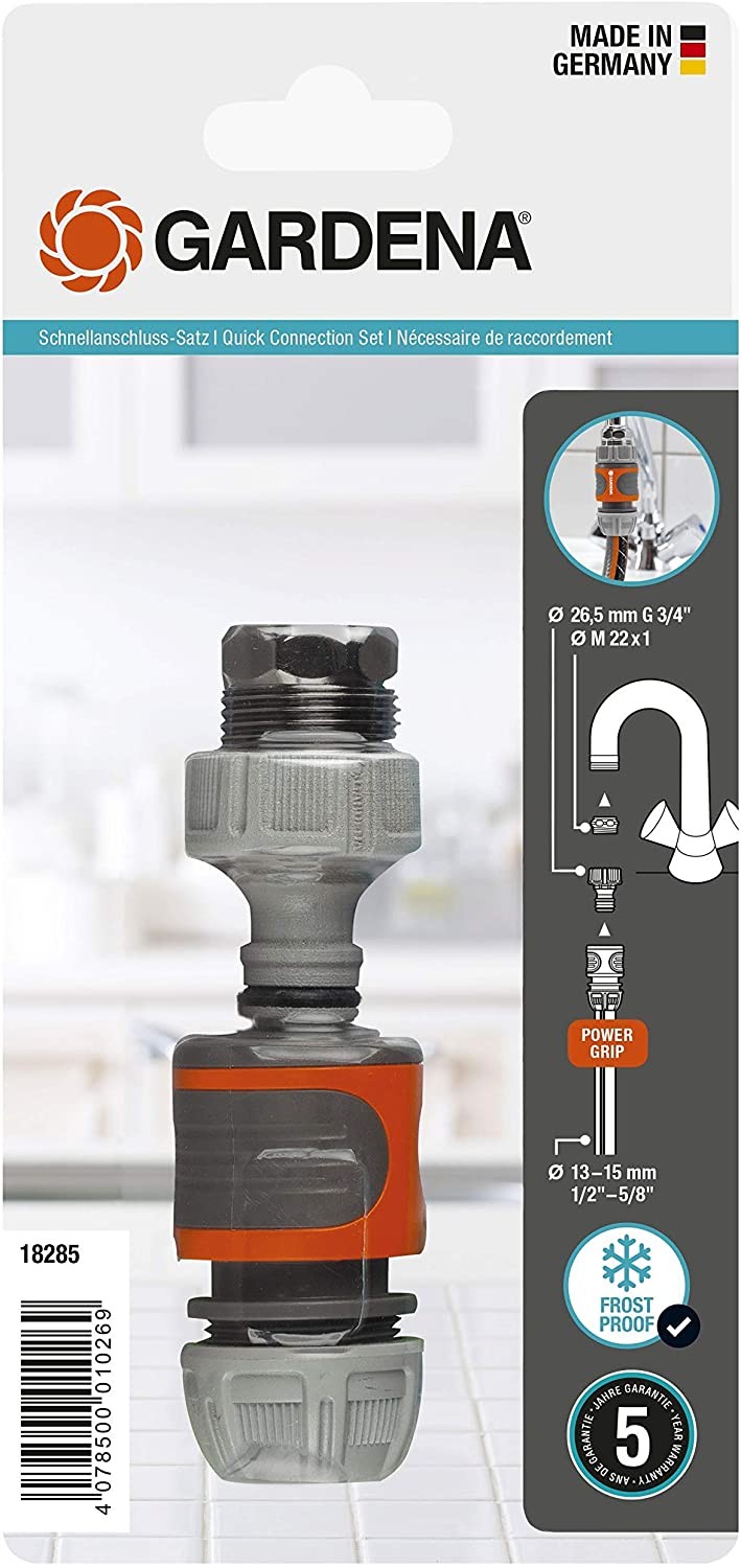 Kit arrosage Gardena anti-fuite pour réparer et connecter un tuyau poreux