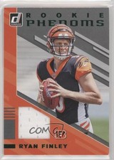 2019 Panini Donruss Rookie Phenom Jerseys Green Ryan Finley #RPJ-6 2u3