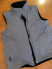 Cabela's Mens 10 000 Ft Above Sea Level Vest Size 2XL Gray Fleece Pre Owed