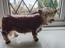 Melba ware ceramic Hereford bull figurine