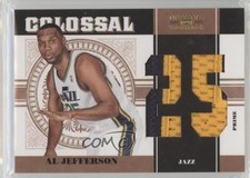 2010-11 Playoff National Treasures Jersey Number Prime 1/10 Al Jefferson #3 z0c