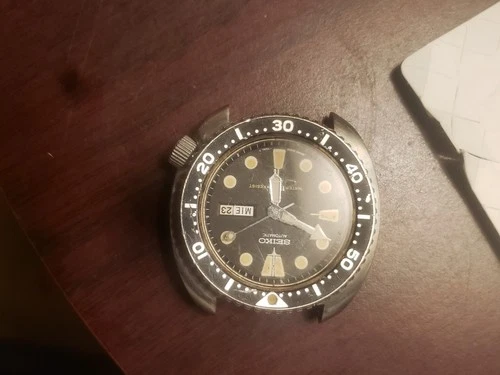 Vintage Seiko 6309-704L T 44mm 70s Turtle 150m Mens Japan Automatic Divers Watch