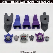 ABS Casting Upgrade Kit Head Shoe Backpack Cannon For SS86 Kingdom GS Galvatron