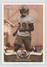 2013 Topps Chrome Sepia Refractor 85/99 Xavier Rhodes #119 1by
