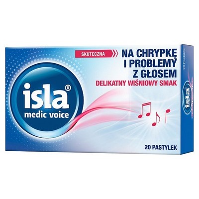 Isla Medic Voice 20 pastiglie al gusto di ciliegia