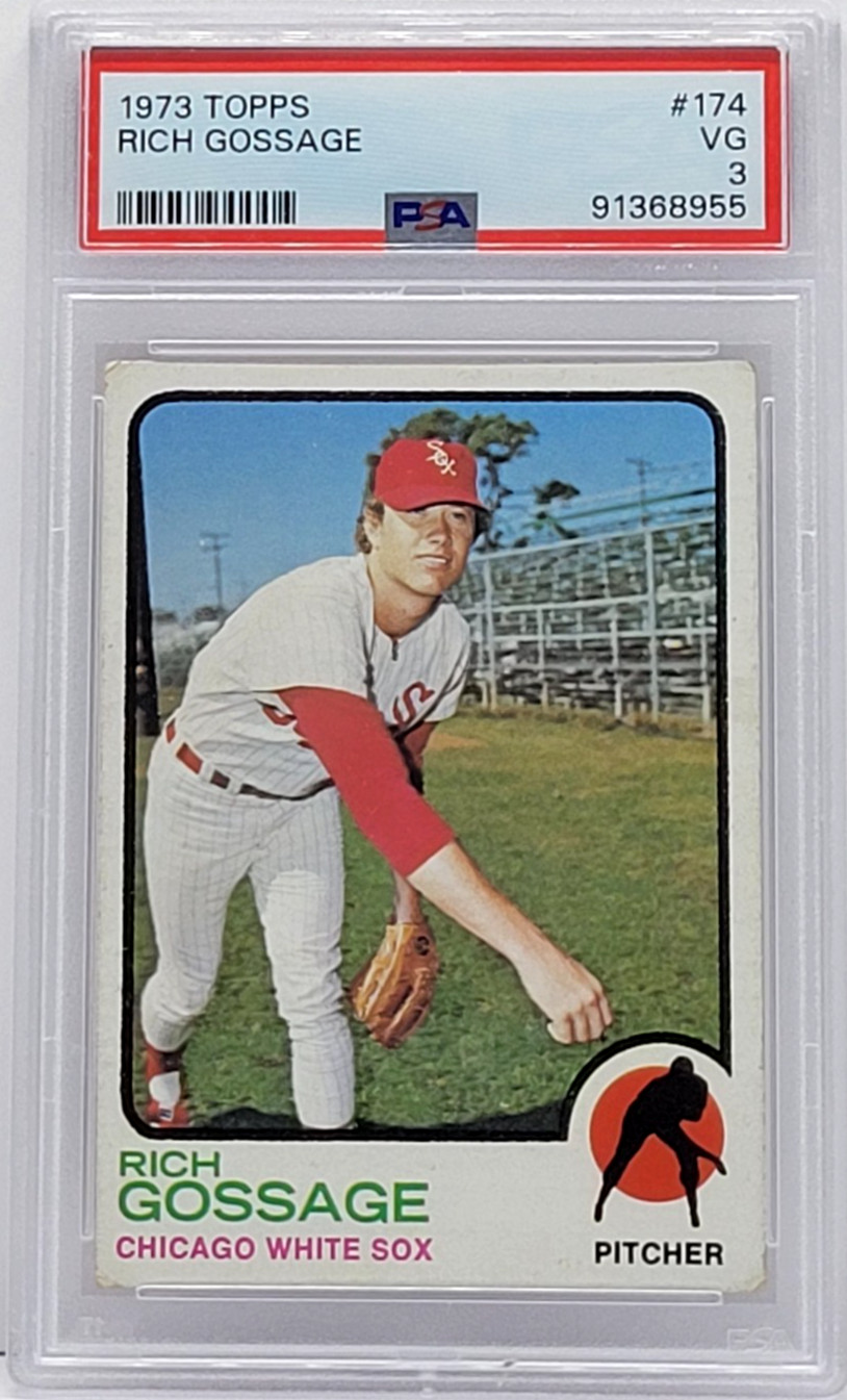 1973 Topps #174 Rich Gossage Card - Graded PSA 3 VG, Chicago White Sox