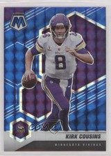 2021 Panini Mosaic Blue Mosaic Prizm 50/99 Kirk Cousins #128 0us8