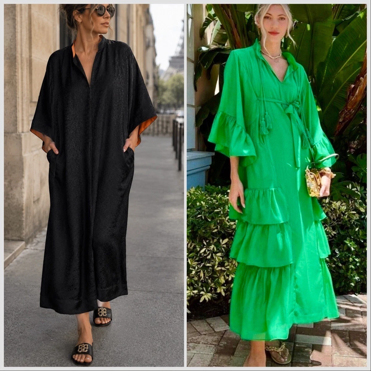 long dress h and m Maxi Dresses | Long-Sleeve Floral Bodycon & Satin