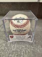 Atlanta Braves Ronald Acuna Jr Game Used Homerun Baseball MLB Authenticated