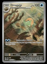 Pokemon Cards Omanyte 180/165 151 Illustration Rare NM