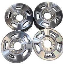 Set Of 4 Chevy 8x180 Silverado Sierra 2500 Hd 3500 Wheel 17 17 Inch 2011-2019