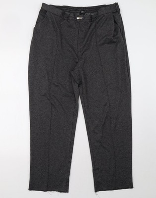 Matalqan graue Damenhose Größe 18 L30 in