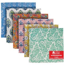 Unisex Handkerchiefs 16x16 Soft Cotton Handcrafted Hankies for Men Women ...