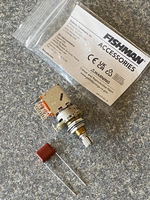 Fishman Fluence 25k Push-Pull Pot, Split-Shaft, M8 x 3/8'' Lg Bushing ACC-FLU-LPP