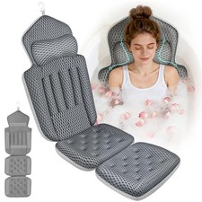 Upgraded Full Body Bath Pillow for Bathtub,Luxury Thick Bath Cushion for Soak...