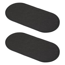 2Pcs Felt Base Shaper 10x5 Inch Bag Bottom Shaper Pad Oval Black