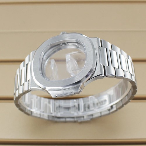 Cinturino cassa orologio acciaio inox 43,3 mm vetro zaffiro per movimento Miyota 9015 - Foto 6 di 11