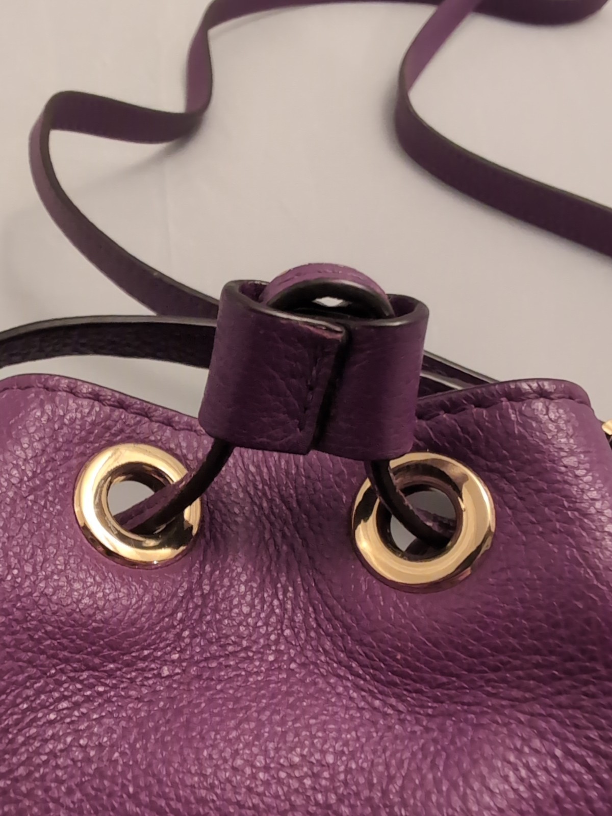 Authentic Michael Kors Small Drawstring Bucket Ba… - image 14