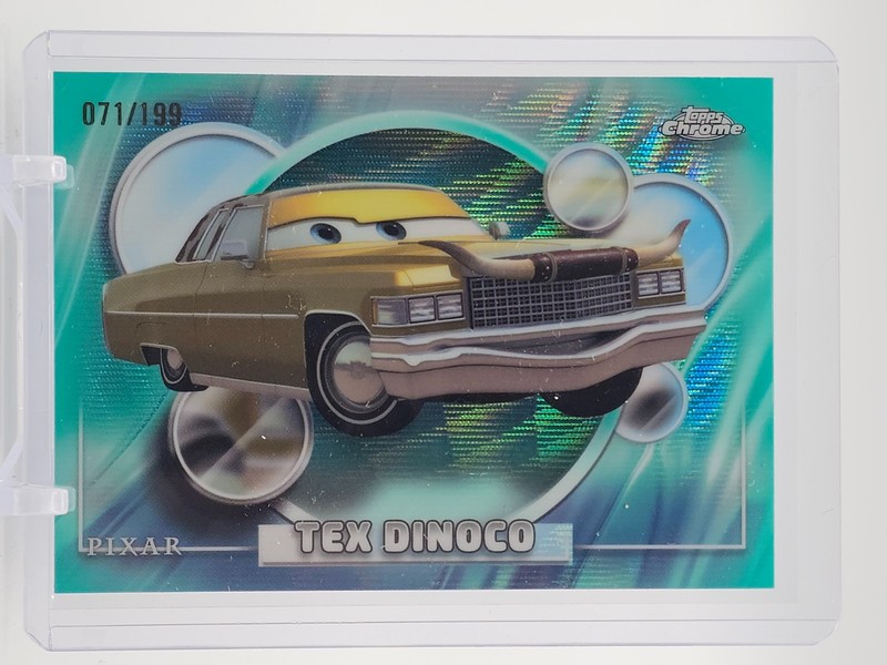 TEX DINOCO 2026 TOPPS CHROME DISNEY PIXAR AQUA WAVE REFRACTOR /199 #19 Q3694