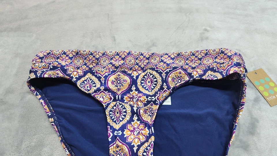 Title Nine Small Cobalt Print Porto Lehua Bikini Bottom NWT - Image 2 of 4