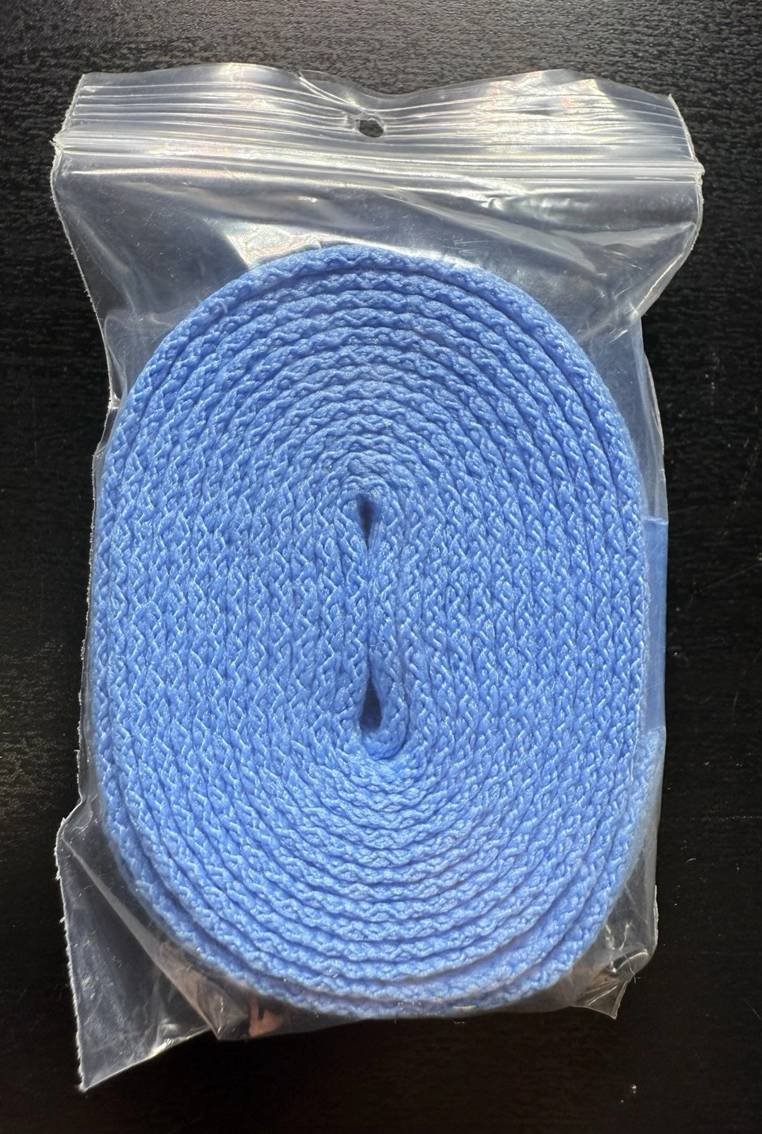 Lacci piatti originali Varsity University blu Air Jordan 1