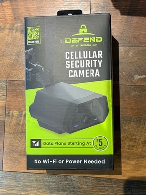 NEW!! Tactacam Defend Cellular 24hr Night Vision Security Camera