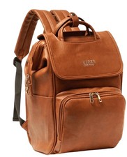 Large Capacity Diaper Bag Backpack PU Leather Multifunctional Travel Shoulder