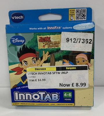 VTech InnoTab Jake und die Nimmerland-Piraten Lernspiel Neu im Karton