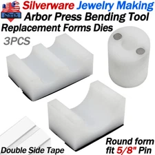 For Silverware Jewelry Making Ring Bracelet Arbor Press Bender Tool Forms Dies