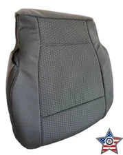 2015-2019 Ford F-150 XLT - Driver Side Bottom Replacement Cloth Seat Cover Gray