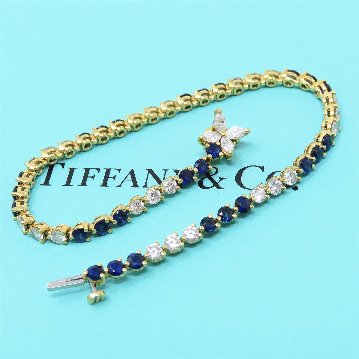 NYJEWEL Tiffany & Co. Victoria 18k Gold 3.5ctw Sapphire NYJEWEL Tiffany & Co. Victoria 18k Gold 3.5ctw Sapphire