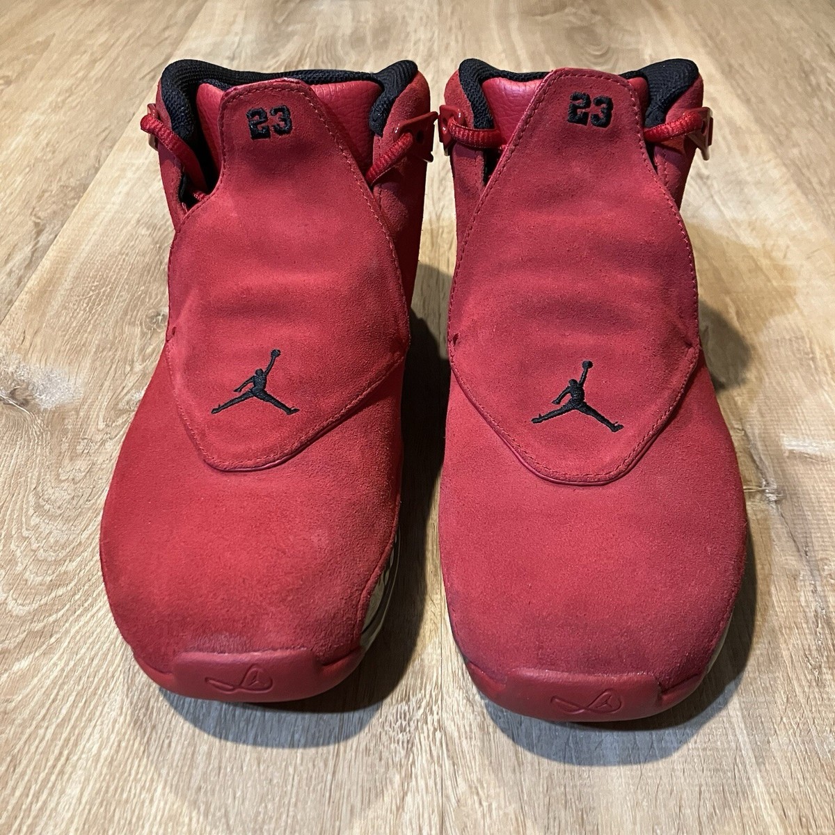 【値下げしました】Air Jordan 18 レッド シューズ(男性用) NIKE AIR JORDAN 18 