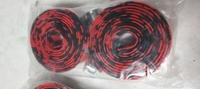 2pcs Red / Black Handlebar Tape Road Bicycle Cycling Non-slip Handlebar Wrap