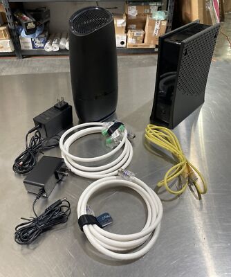 Spectrum WiFi 6 Router SAX1V1K & E31N2V1 Modem w/ Accessories | eBay