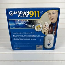 Logicmark Guardian Alert 911 Model 30511 Emergency System In Box No Monthly Fees