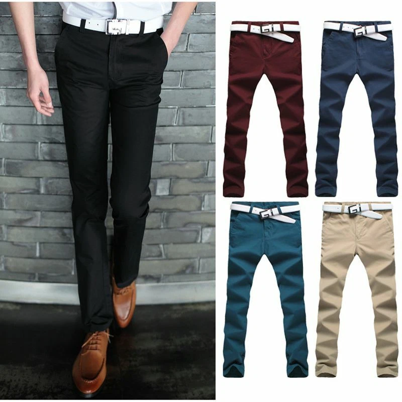 Pencil fit cotton deals pants