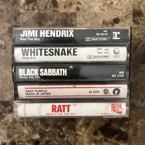 22 Cassette Lot The Who Iron Maiden Anthrax Black Sabbath Dokken Ratt Deep Purpl - Picture 4 of 11
