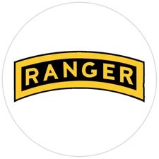 Ranger Bumper Sticker Military Vinyl Soldier Decal 5"