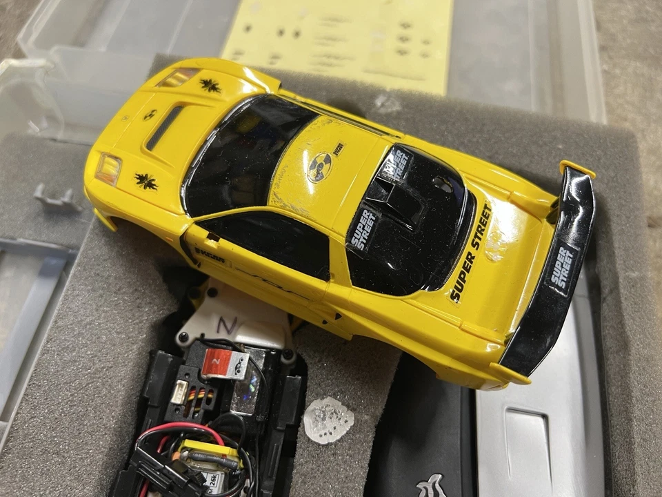 Vintage Xmods Acura Honda NSX Yellow RC Car Starter Kit - Image 3 of 4