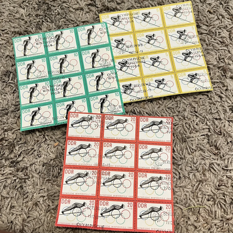 GERMANY BOX LOT OF STAMPS FANCY CANCELS, MINT STRIPS, HITLER, HYPERINFLATION #1 - Image 2 of 4