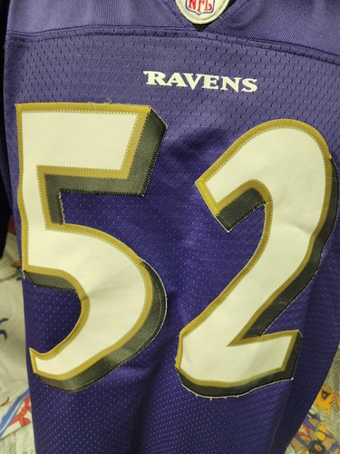 Vintage Reebok Ray Lewis Jersey Size XL Stitched Baltimore Ravens On Field - Picture 2 of 10