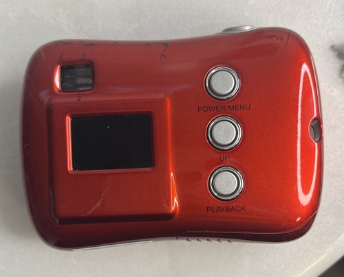 Fotocamera digitale, vintage, non testata - rosso senza marchio - Foto 2 di 8