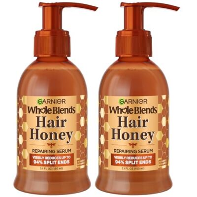 Garnier Honey Leave In Hair Repair Serum Pack of 2 for Damaged Hair 5.1 Fl Oz
