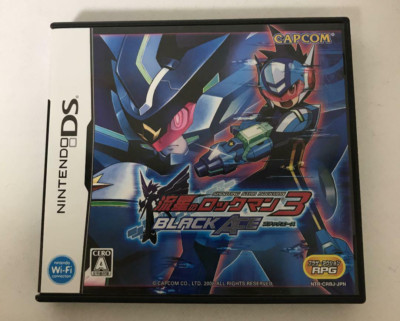 Mega Man Star Force 3 Black Ace Ryusei no Rockman Nintendo DS NDS Japan getestet