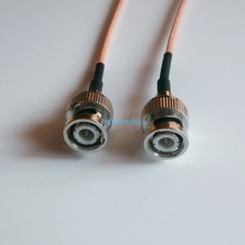6inch RG316 BNC male to BNC male plug crimp cable jumper pigtail M/M