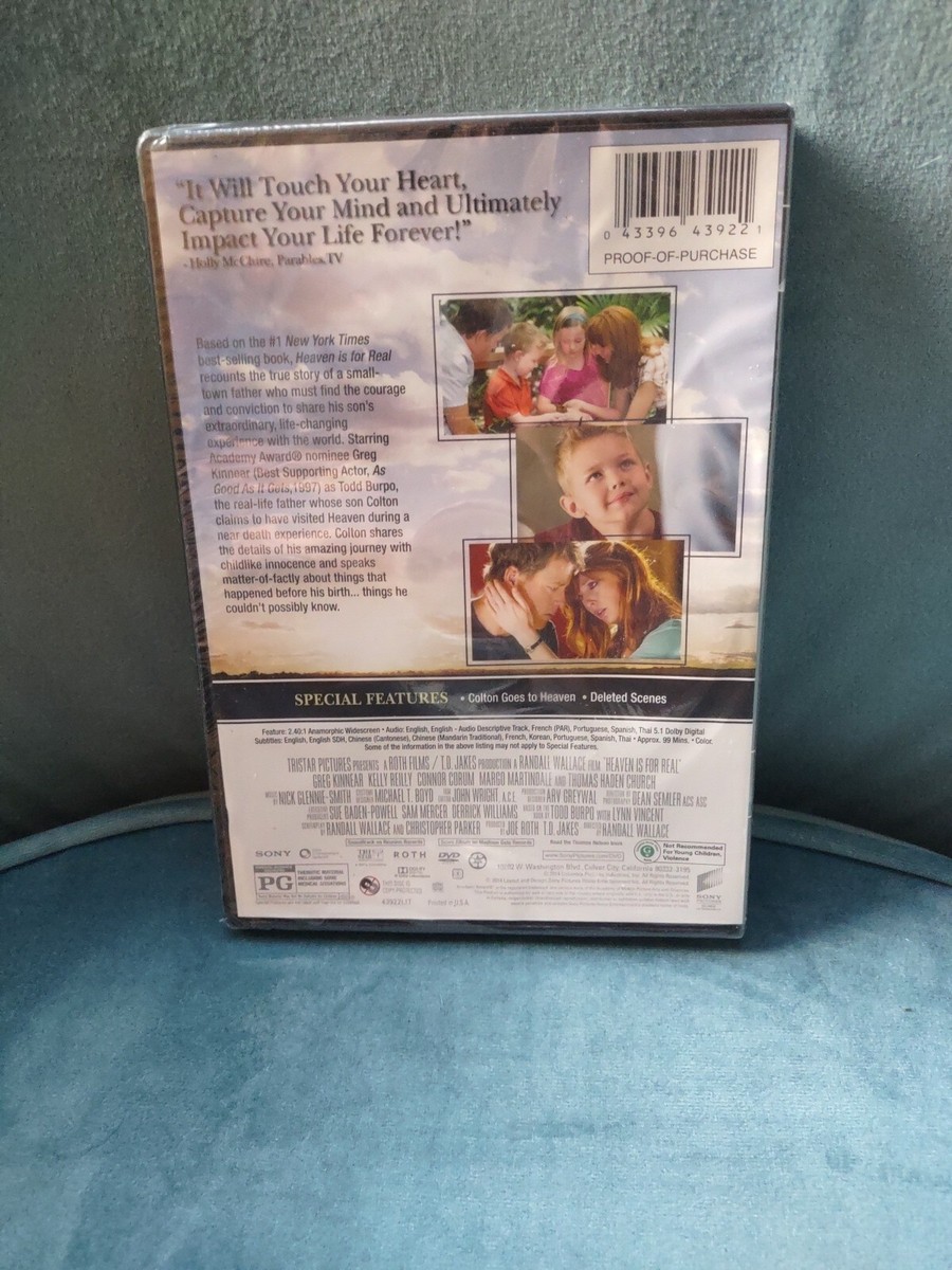 Heaven Is for Real (DVD, 2014) NEW SEALED 43396439221| eBay