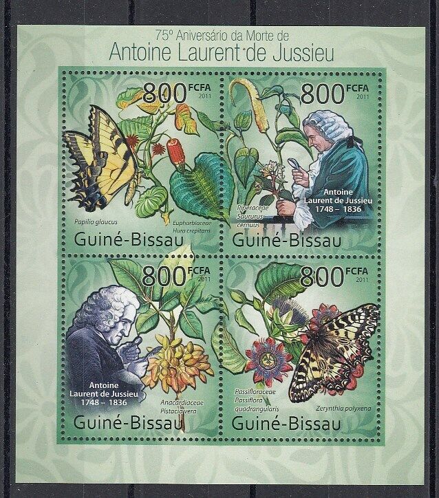 Butterflies Farfalle Guinea Bissau 5439 - 42 Sheetlet (MNH)